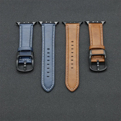 PU Leather Strap for  Watch Band 44Mm 45Mm 41Mm 40Mm 42Mm 46Mm Correa Bracelet Iwatch Series 4 5 6 SE 7 8 9 10 Ultra/2 49Mm